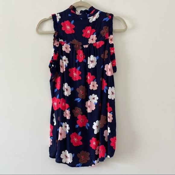 Gibson Barbara NWT Floral Sleeveless Top Large - Picture 6 of 6